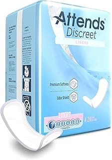 Picture of Attends Discreet Women's Panty Liner, 28 ct