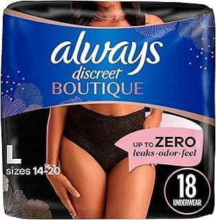 Picture of Discreet Women's Underwear, Large, 18 ct