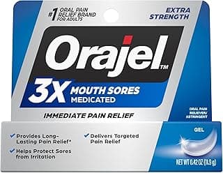 Picture of Orajel Maximum, Oral Pain Relief, Benzocaine 20%, 0.5 oz.