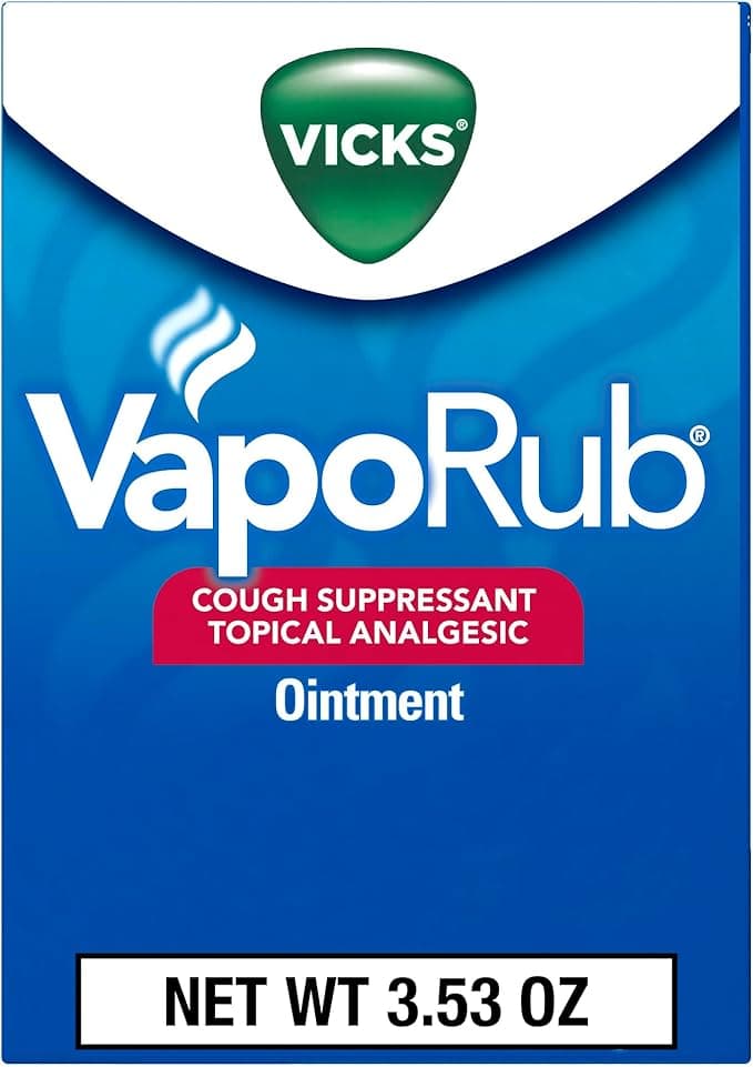 Picture of Vicks VapoRub, Medicated Chest Rub, 100 gm