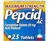 Picture of Pepcid, Famotidine 20mg, 25