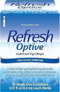 Picture of Refresh Optive, Preservative Free Lubricant Eye Drops, 30 vials