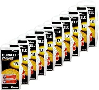 Picture of Duracell or Energizer, Hearing Aid Batteries, size 13, 8