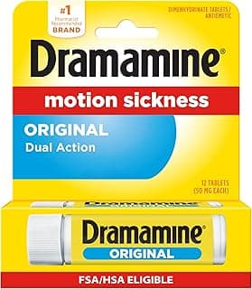 Picture of Dramamine, Motion Sickness Tablets (Dimenhydrinate) 50mg, 12