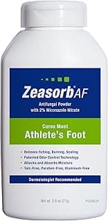 Picture of Zeasorb AF, Antifungal Foot Powder, Miconazole Nitrate 2%, 2.5 oz.