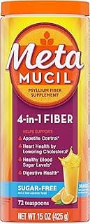 Picture of Metamucil, Sugar-Free Orange, 72 dose, 15 oz., 1 ct.