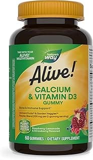 Picture of Nature's Way Alive!, Calcium + Vitamin D3 Gummies, 60