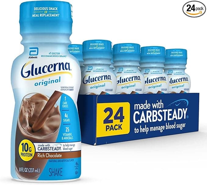 Picture of Glucerna, Diabetes Nutrition Shake, Chocolate, 8oz, limit one per month, 24