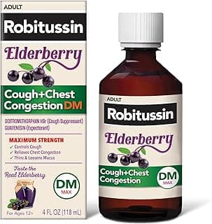 Picture of Robitussin DM Syrup, 200 mg., 20 mg., 4 oz., 1 ct.