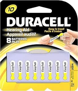 Picture of Duracell or Energizer, Hearing Aid Batteries, size 10, 8
