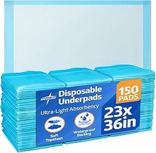 Picture of Protection Plus, Absorbent Underpads (Disposable Chux Pads), 23" x 36", 15