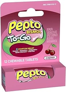 Picture of Pepto-Bismol, Pink Bismuth Chewable Tablets, 30