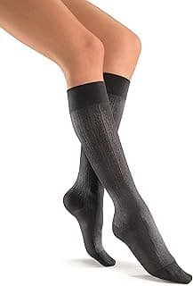 Picture of JOBST, Compression Stockings 15-20mmHg, Black, Size B (Ankle: 8" - 8 7/8"; Calf: 12" - 15"), 1 pair