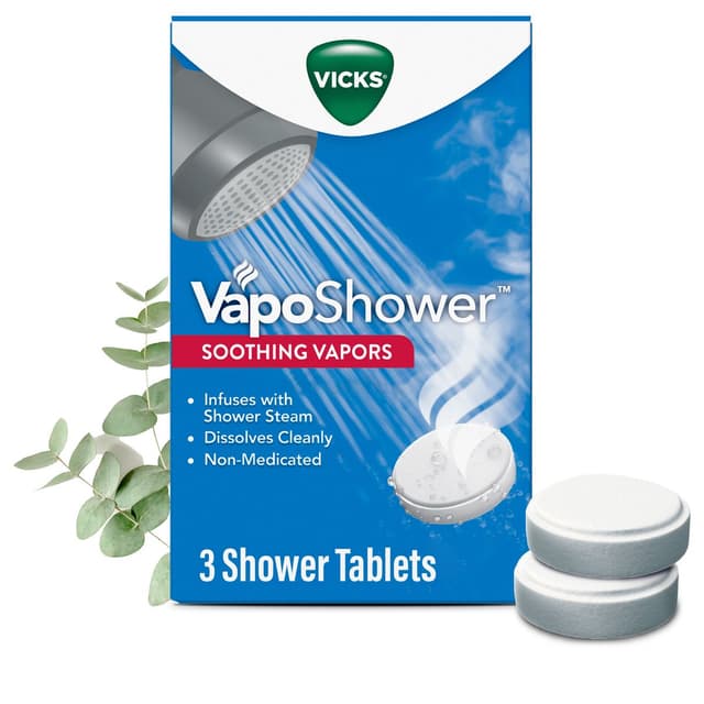 Picture of Non-Medicated Shower Vapor Tablets Original, 3 CT