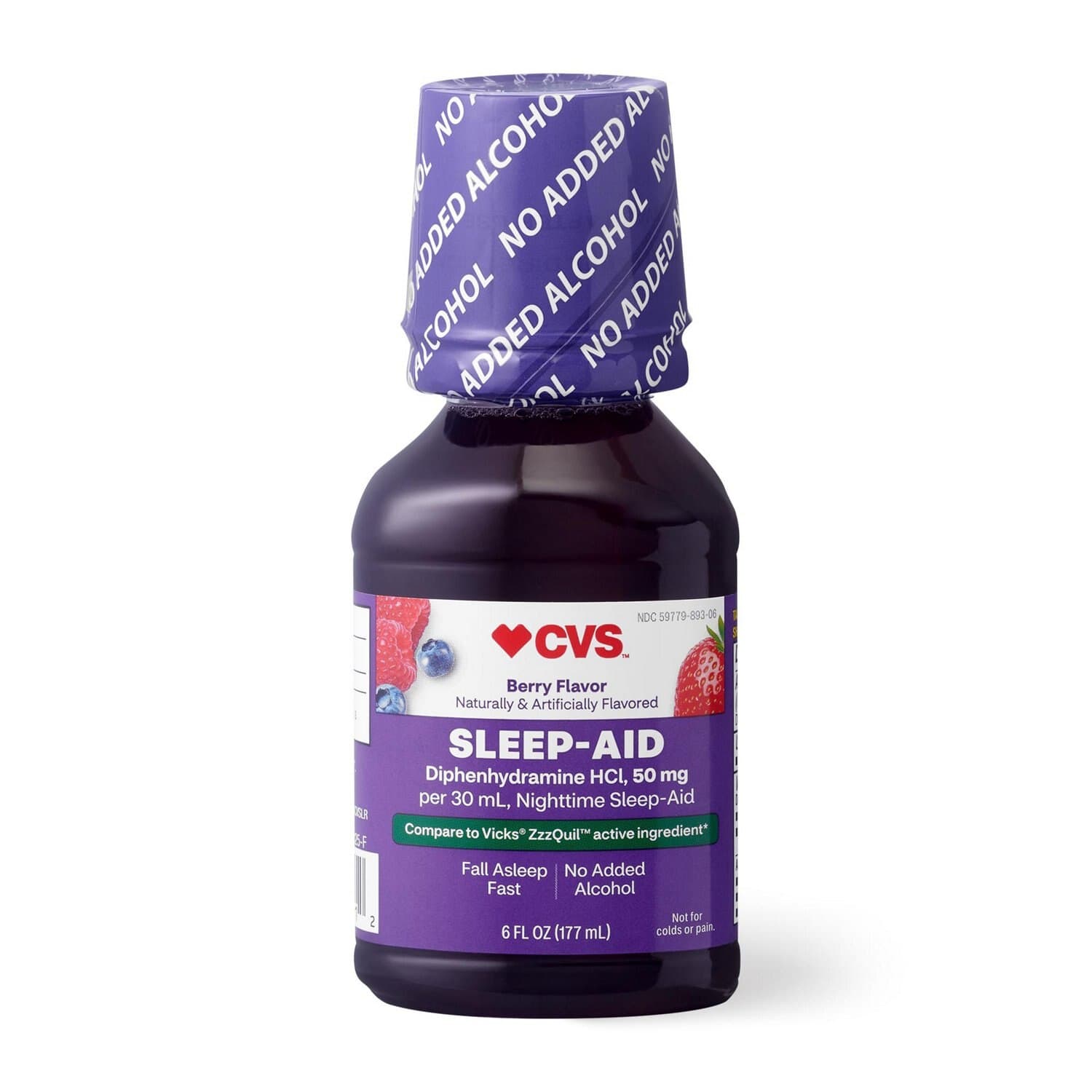 Picture of Sleep-Aid 50mg Liquid Berry, 6 OZ