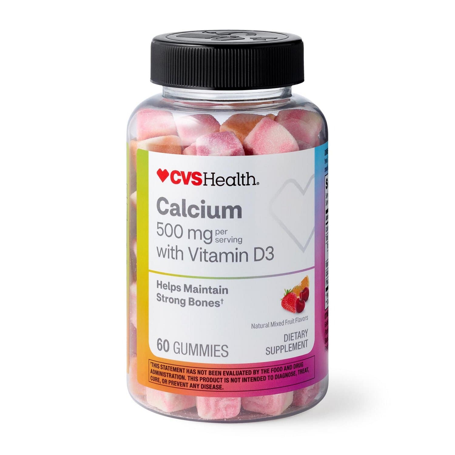 Picture of Calcium 500mg + D3 25mcg Gummies, 60 CT