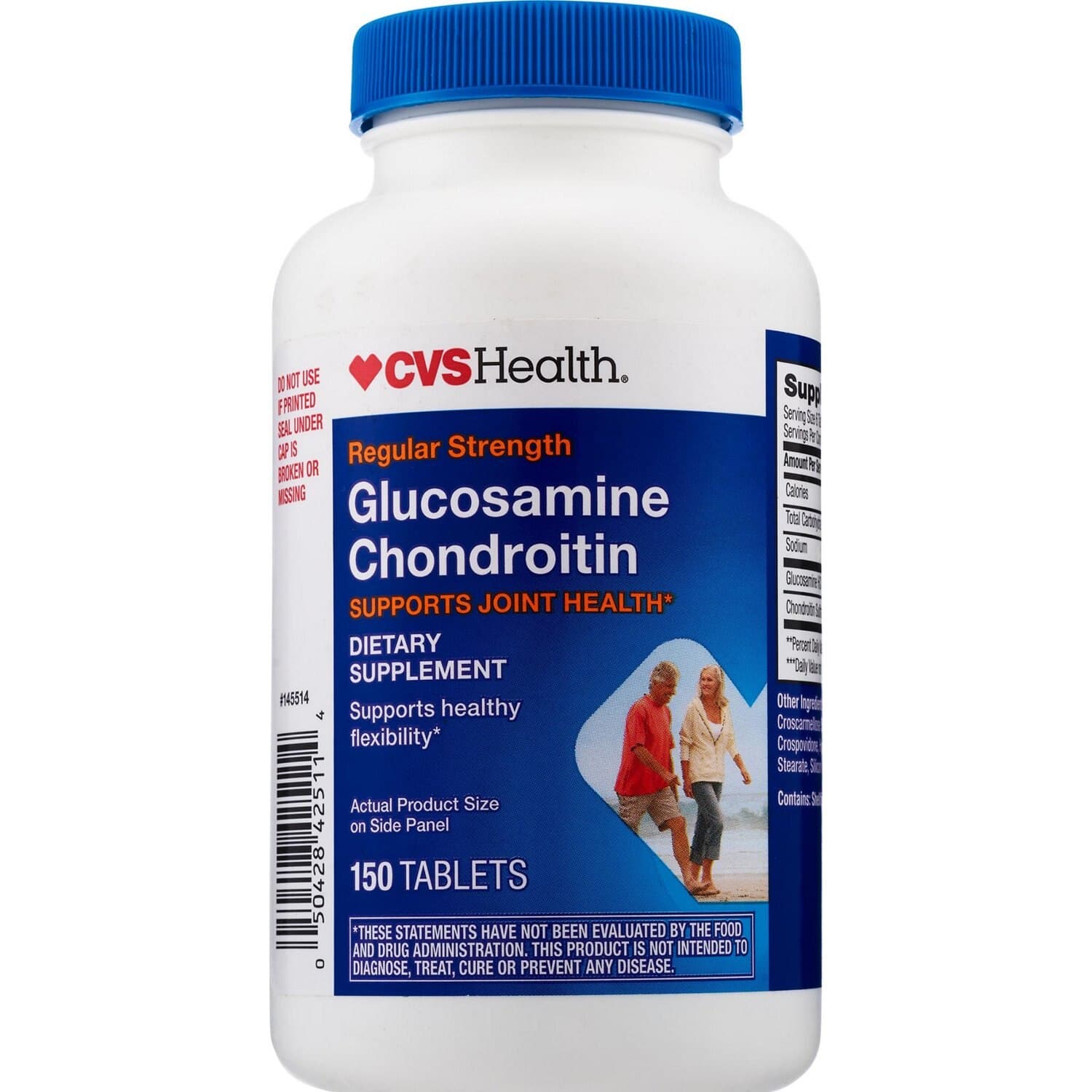Picture of Glucosamine Chondroitin Regular Strength Tablets, 150 CT