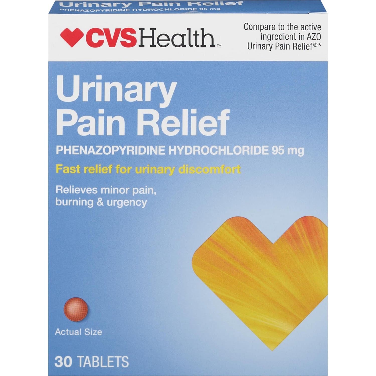 Picture of Urinary Pain Relief Tablets, 30 CT