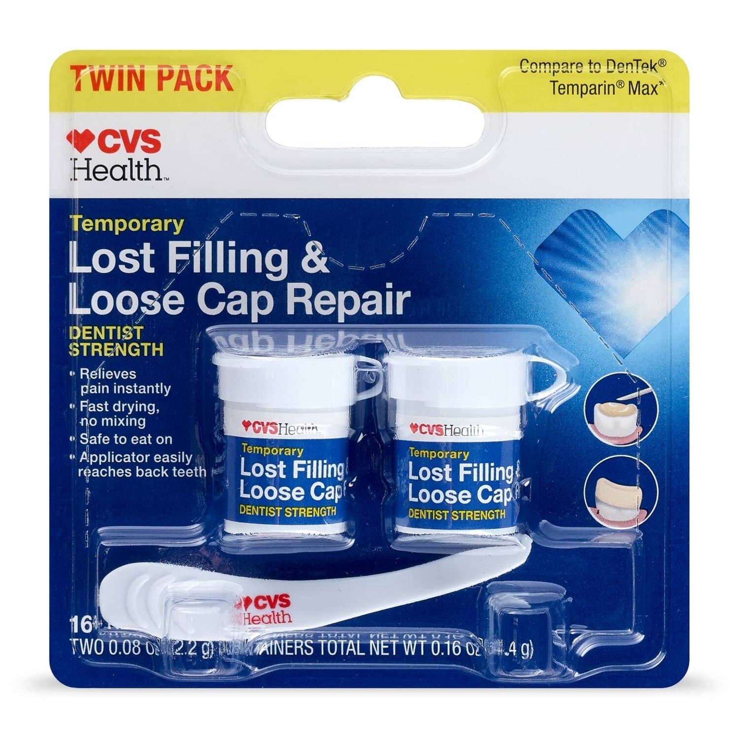 Picture of Temporary Lost Filling and Loose Cap Repair, 1 CT