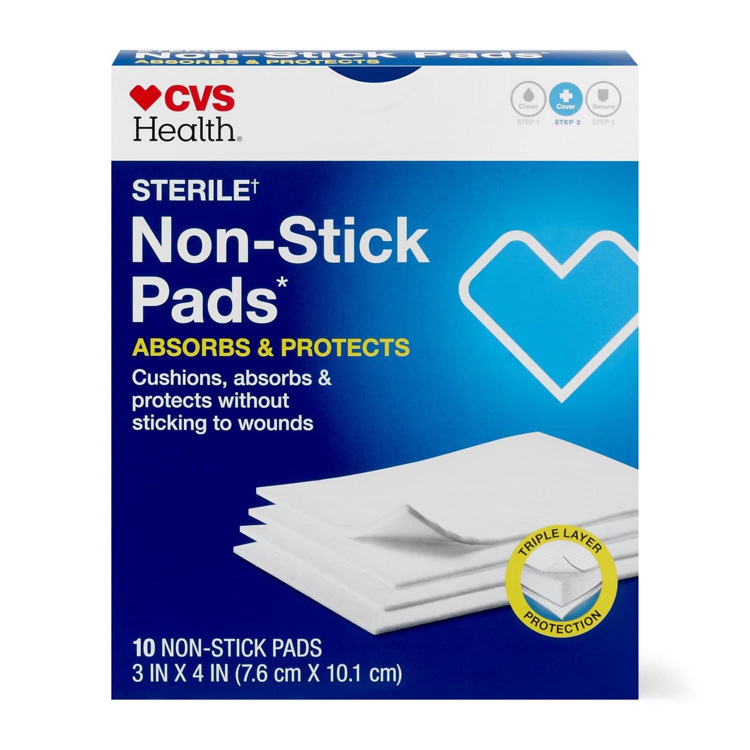 Picture of Gauze Pads 3x4 Non-Stick, 10 CT