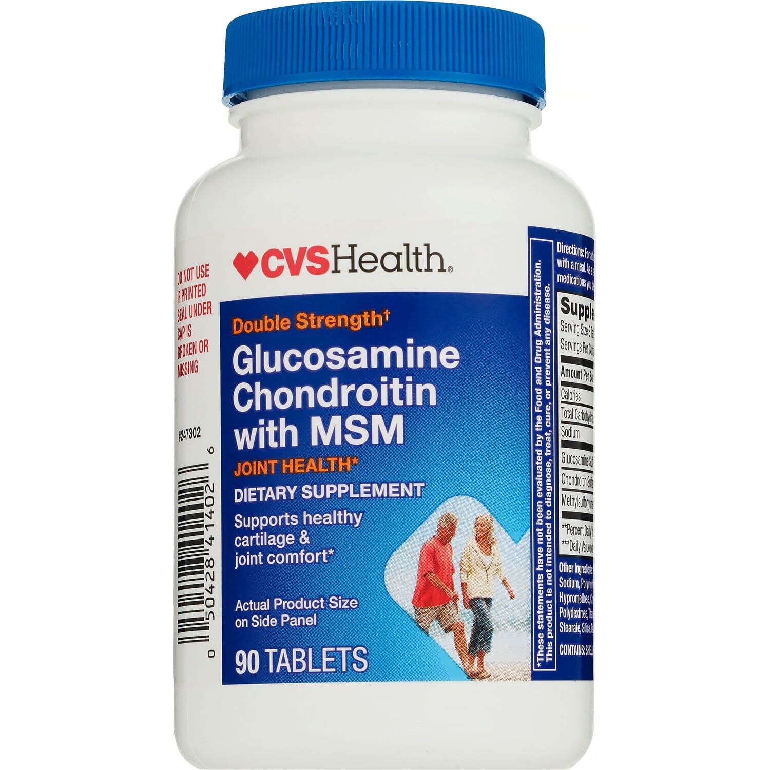 Picture of Glucosamine Chondroitin with Msm Double Strength Tablets, 90 CT