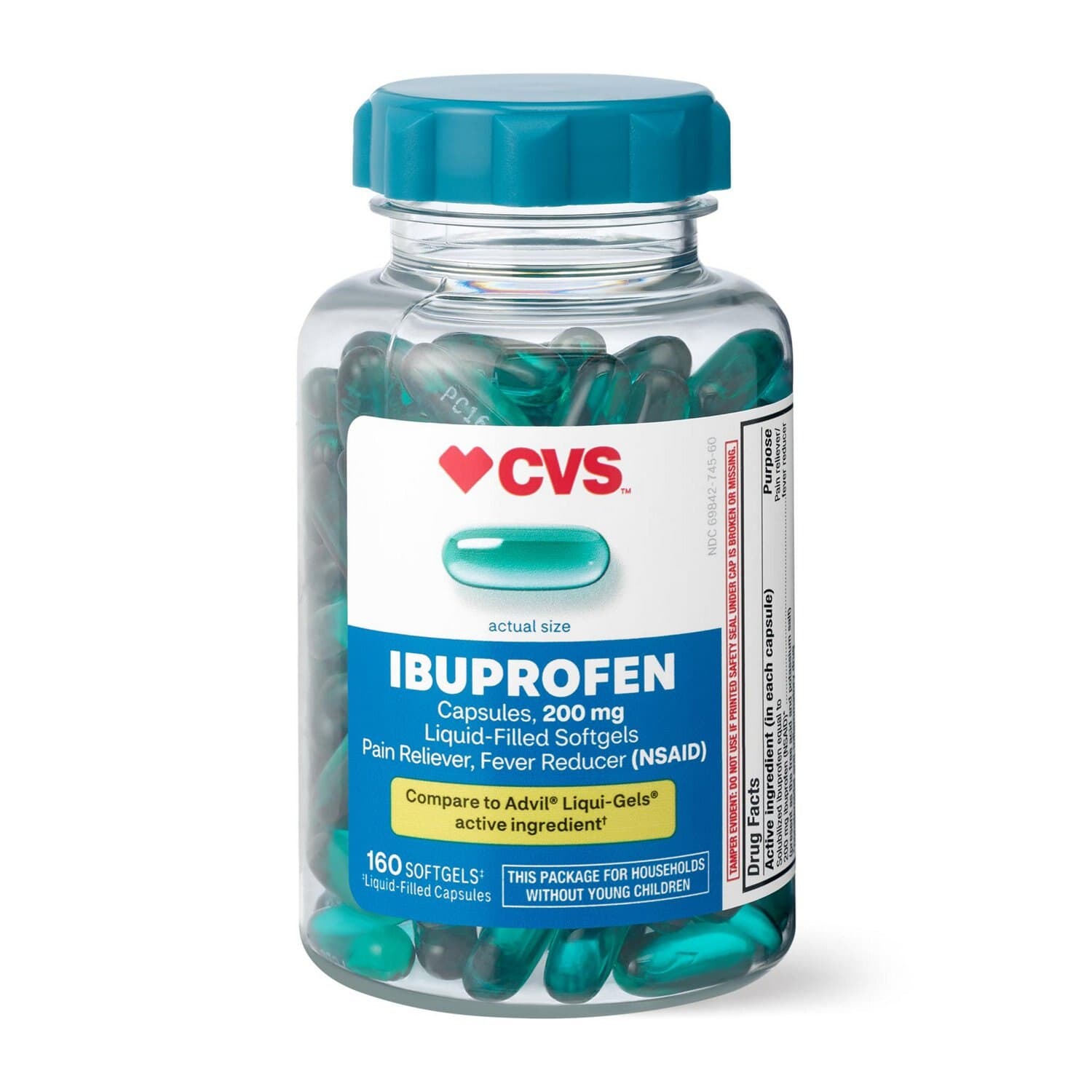 Picture of Ibuprofen 200mg Softgels, 160 CT