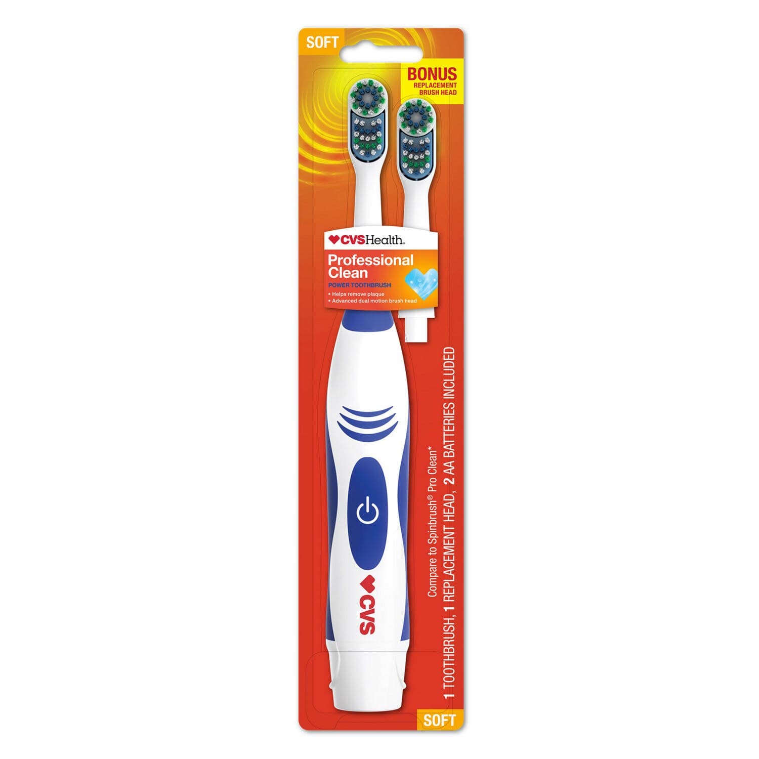 Picture of Professional Clean Power Toothbrush with Replacement Brush Head, 1 CT