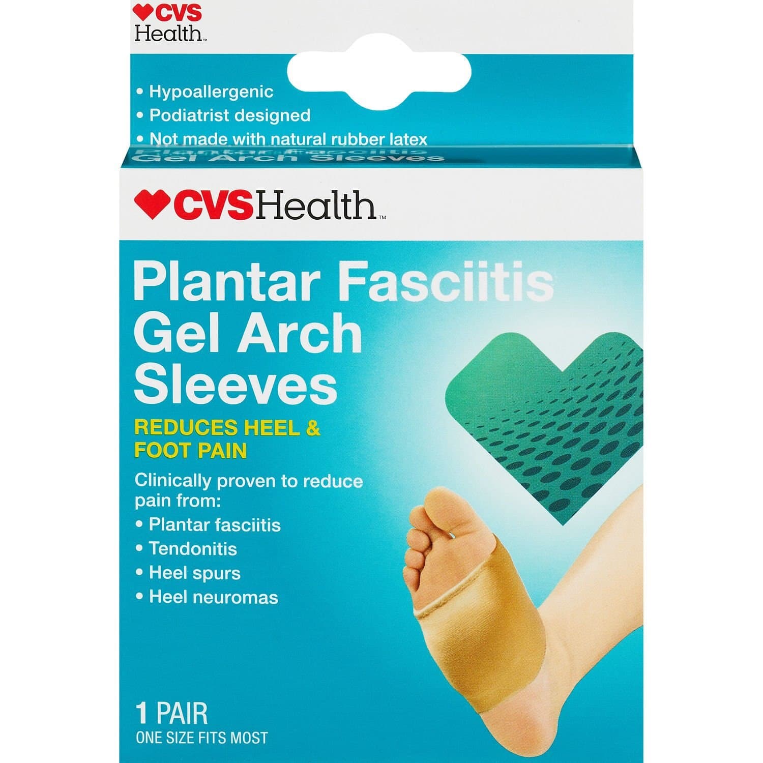 Picture of Plantar Fasciitis Gel Arch Sleeve, 1 CT