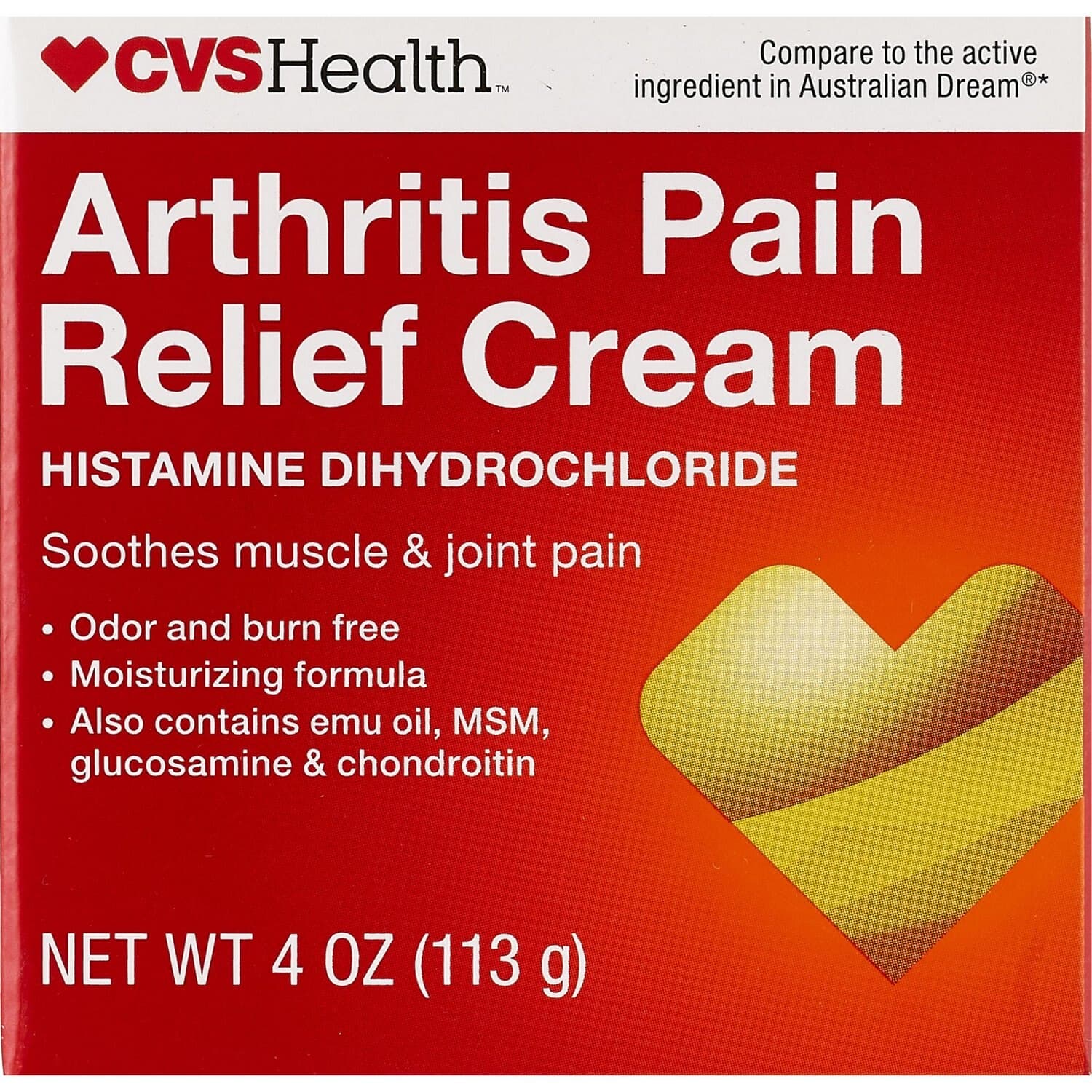 Picture of Arthritis Pain Relief Cream, 4 OZ