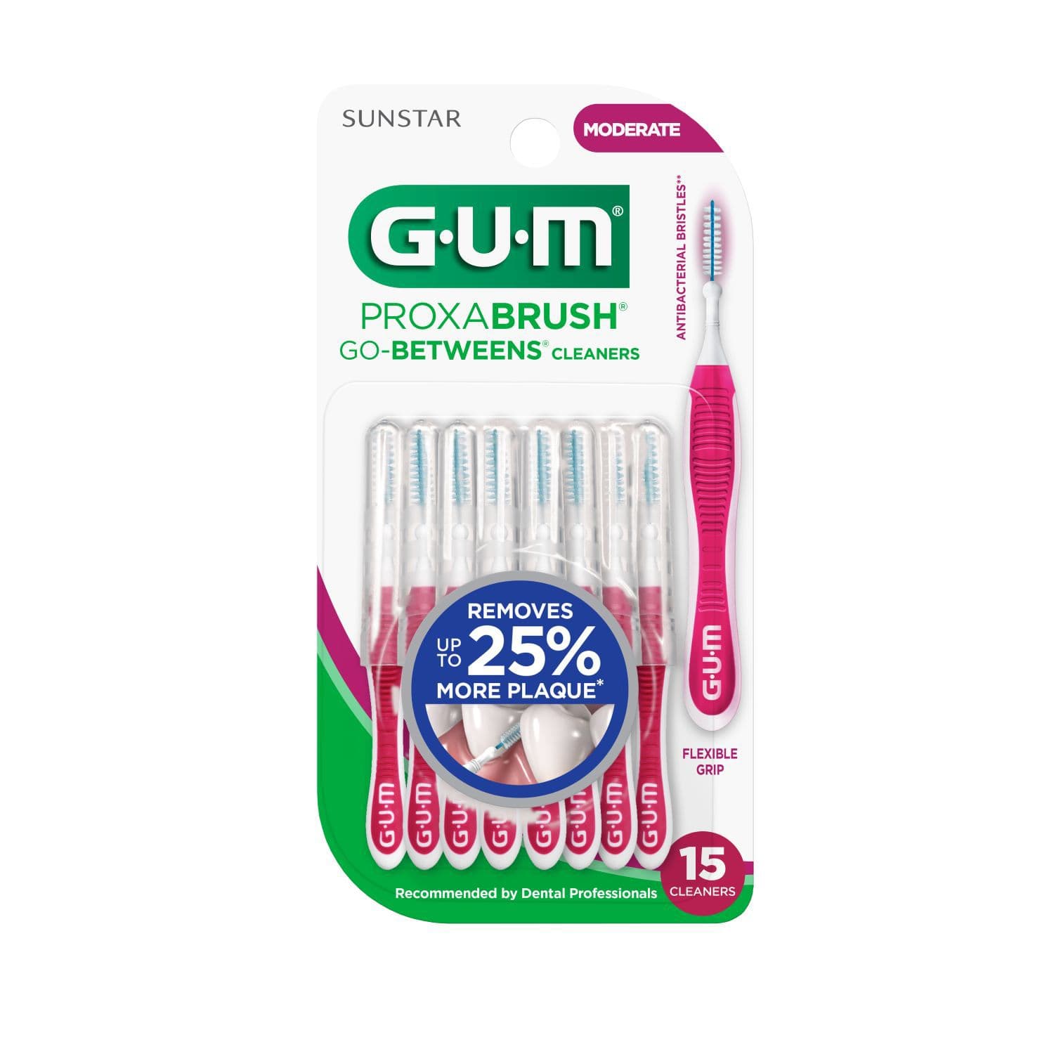 Picture of Gum Proxabrush Moderate, 15 CT