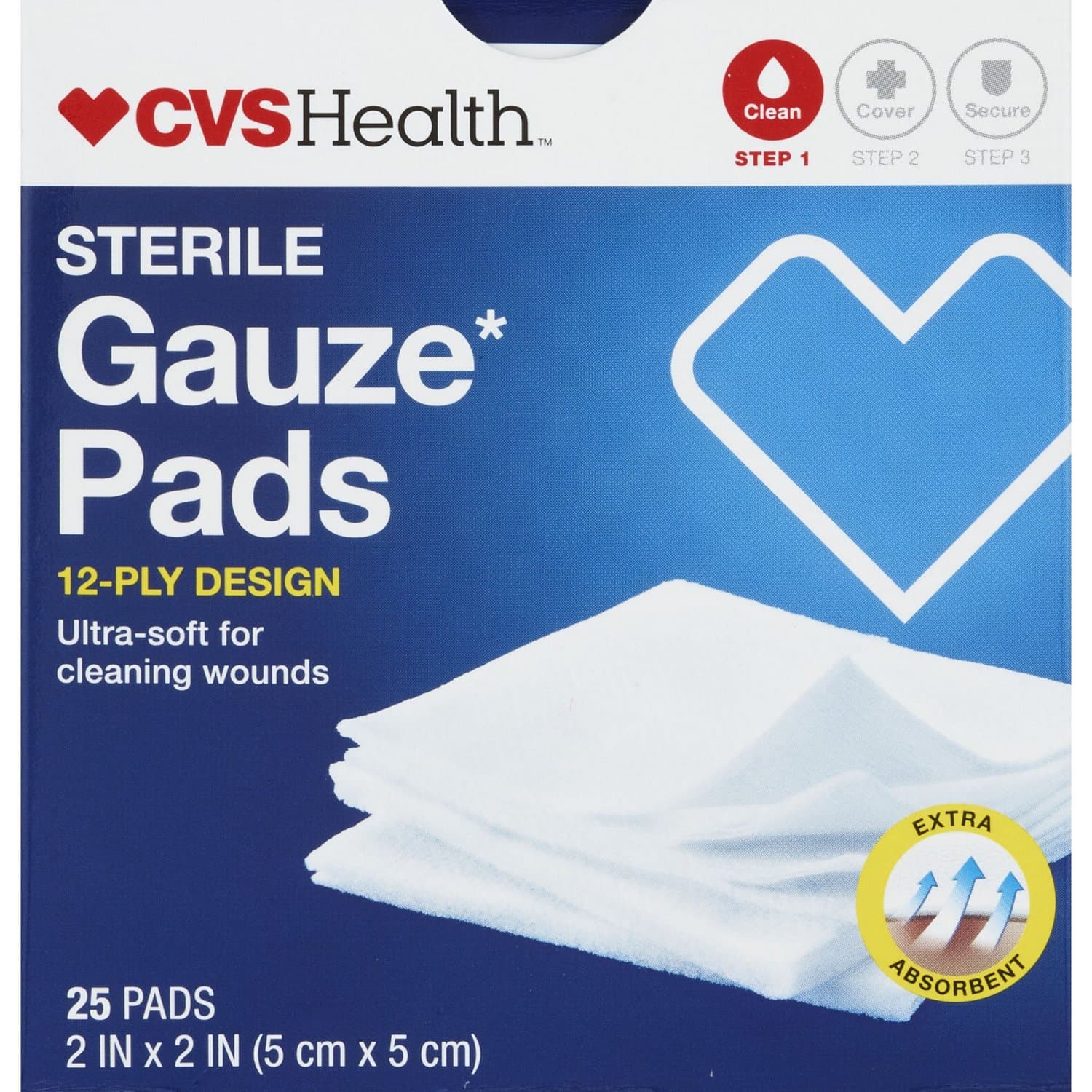 Picture of Gauze Pads 2x2 Sterile, 25 CT
