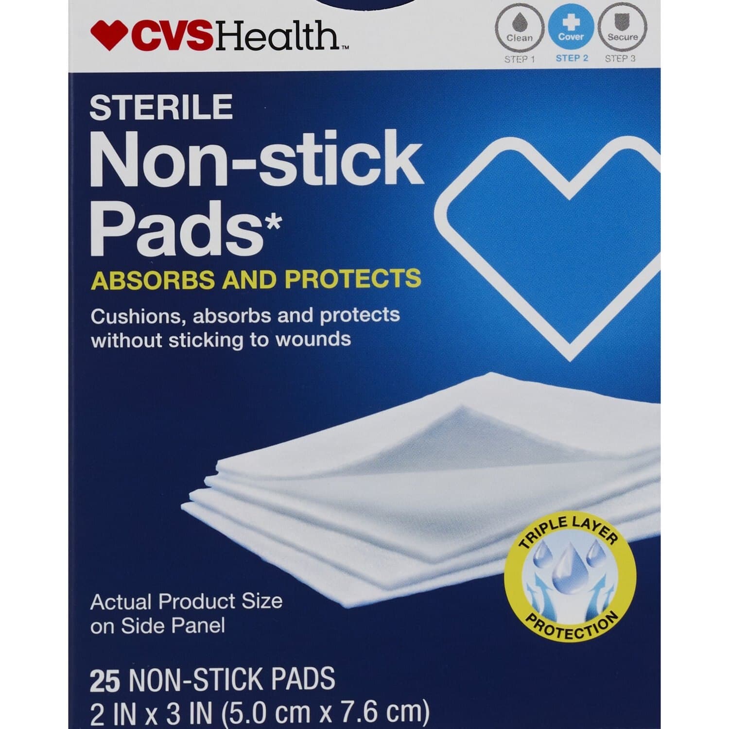 Picture of Gauze Pads 2x3 Non-Stick, 25 CT