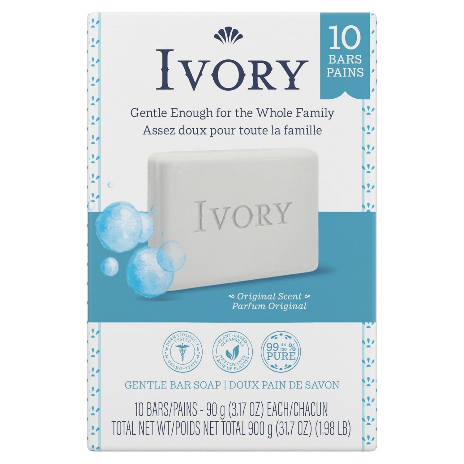 Picture of Ivory Bar Soap 10 Pack, 3.1 OZ