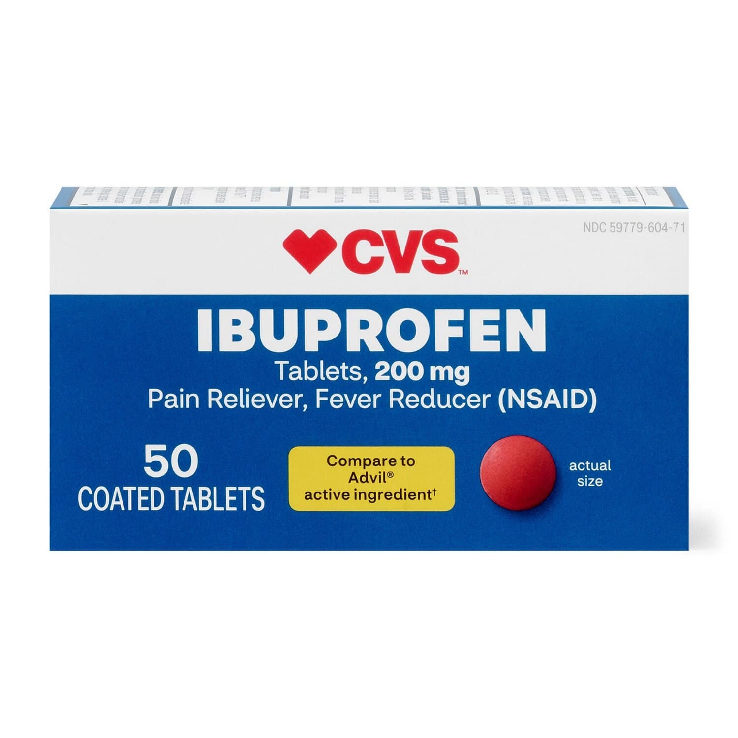 Picture of Ibuprofen 200mg Tablets, 50 CT