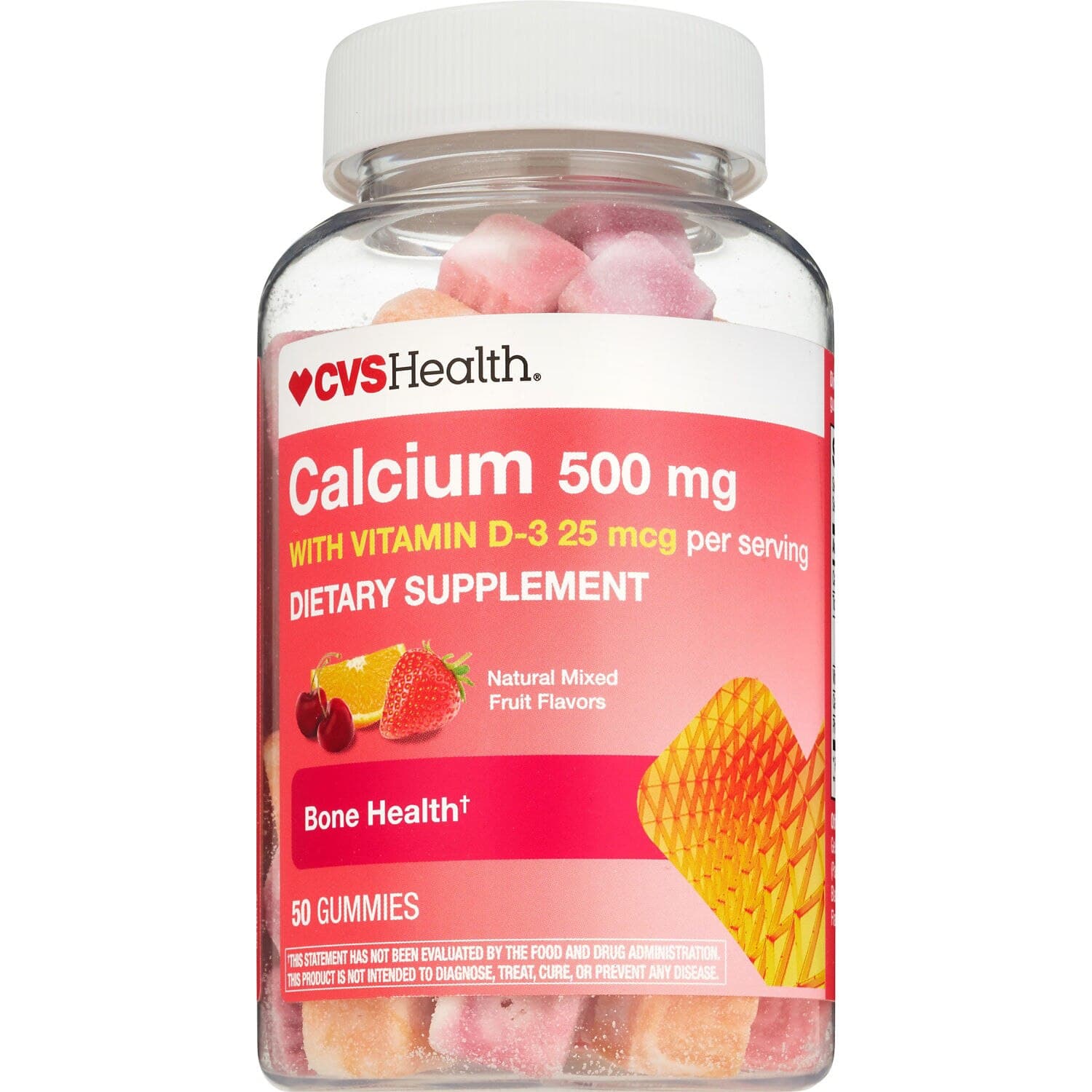 Picture of Calcium 500mg + D3 25mcg Gummies, 50 CT