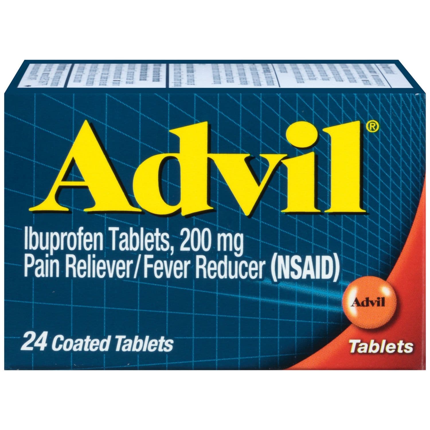 Picture of Advil 200mg Tablets, 50 CT