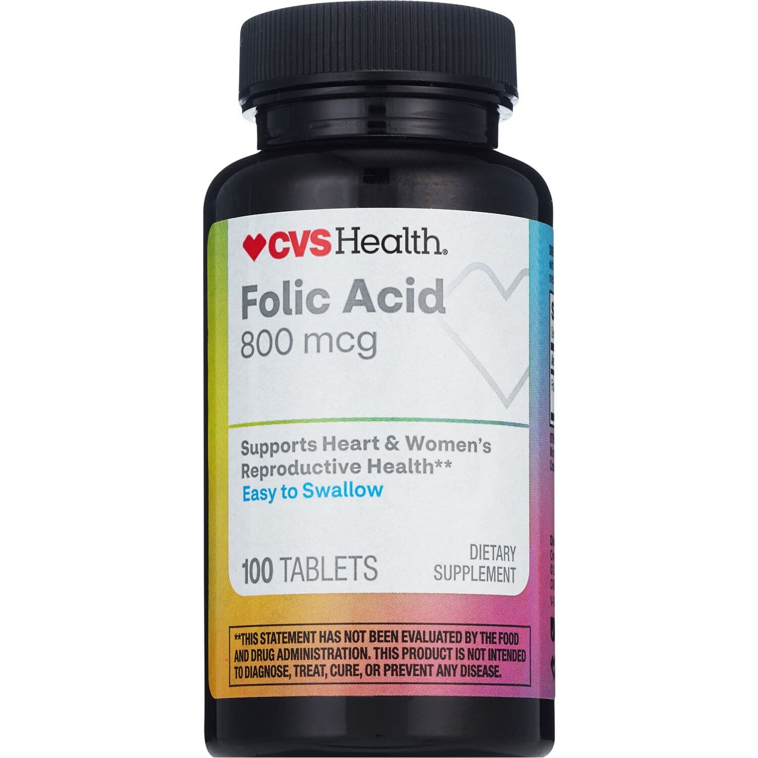Picture of Folic Acid 800mcg Tablets, 100 CT
