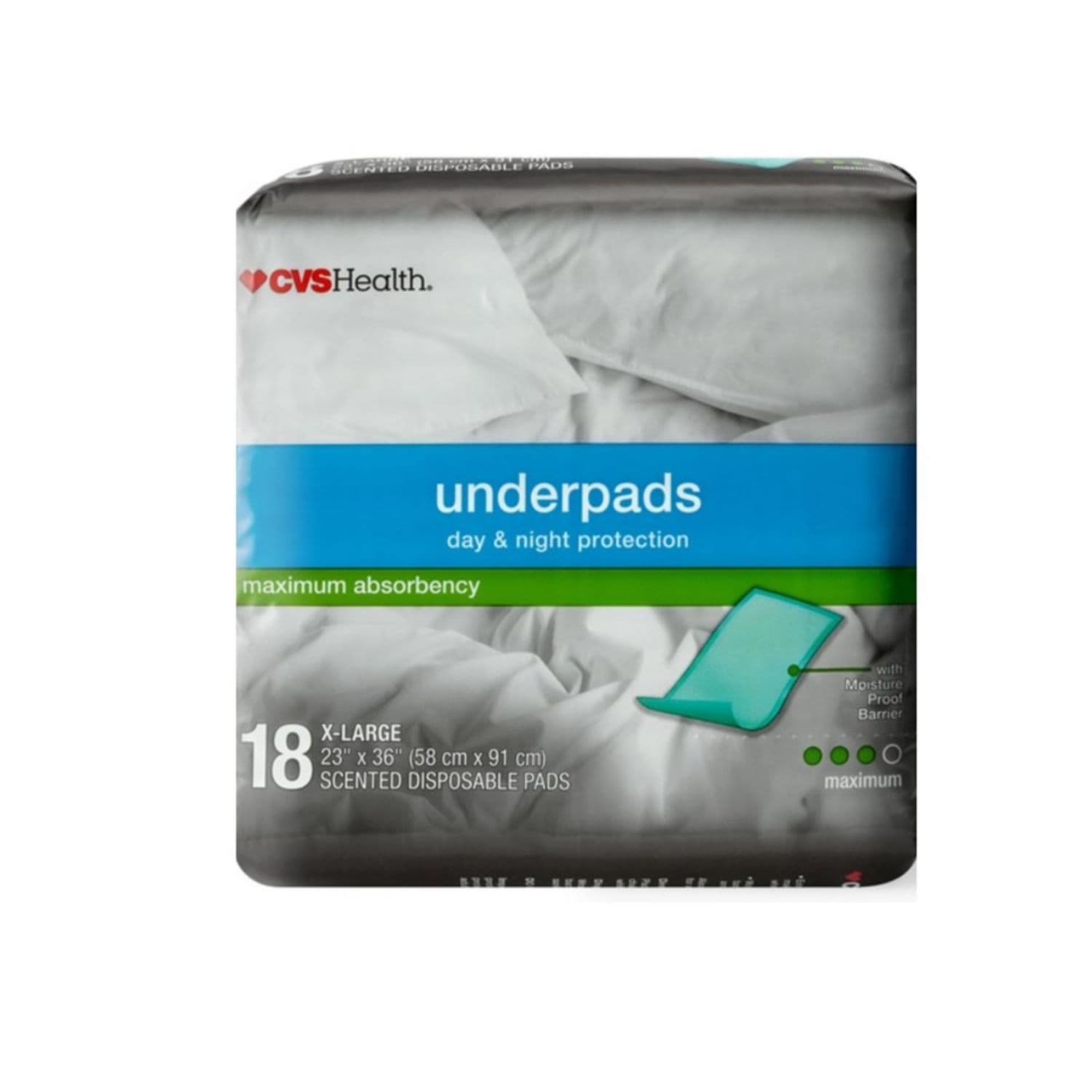 Picture of Xl Disposable Underpads Max Absorbency, 18 CT