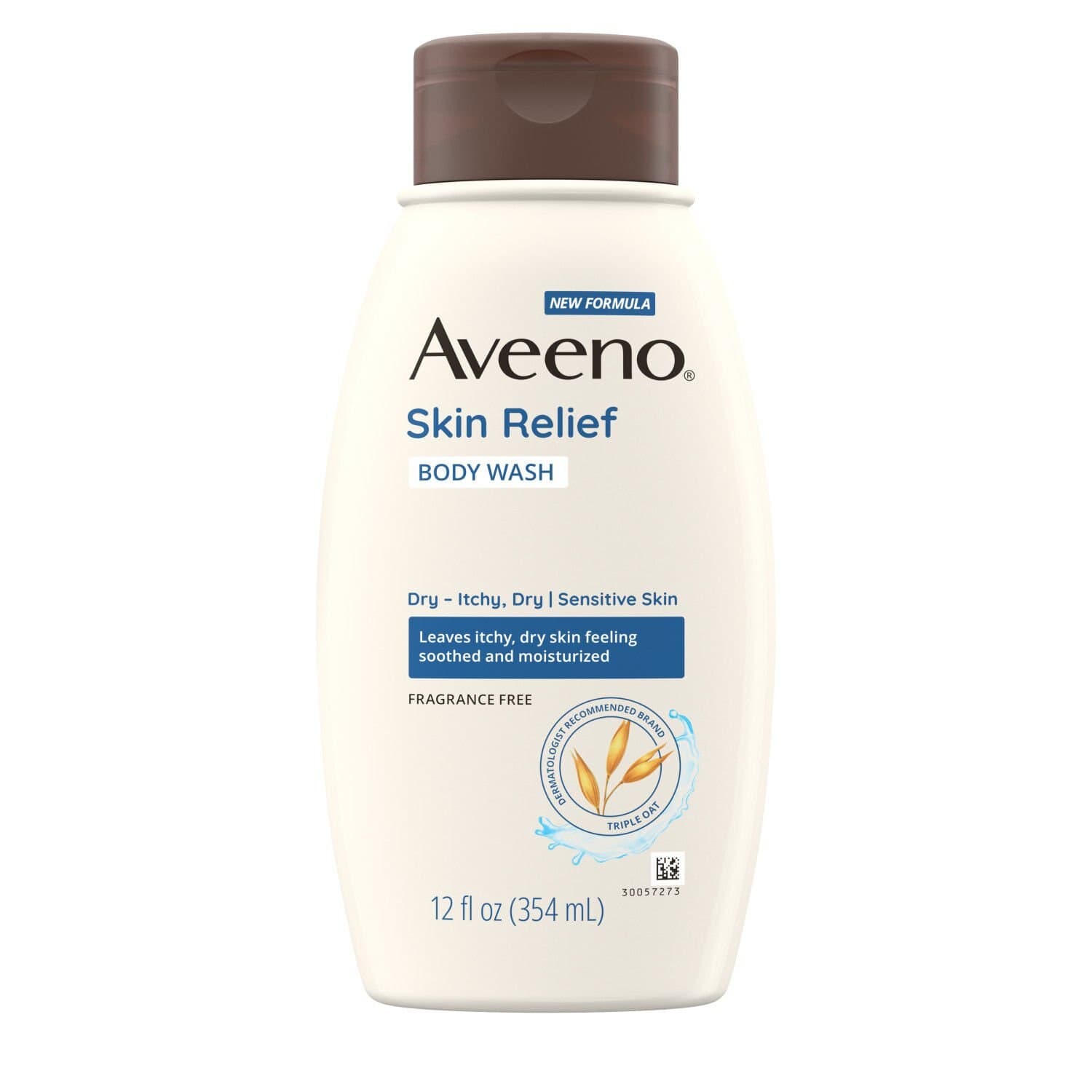 Picture of Aveeno Skin Relief Body Wash Fragrance Free, 12 OZ