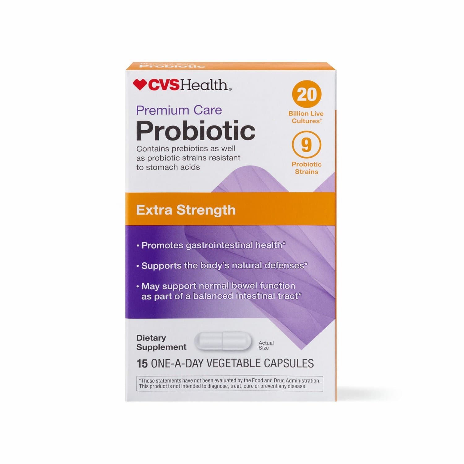 Picture of Daily Probiotic 9 Strains Capsules, 15 CT