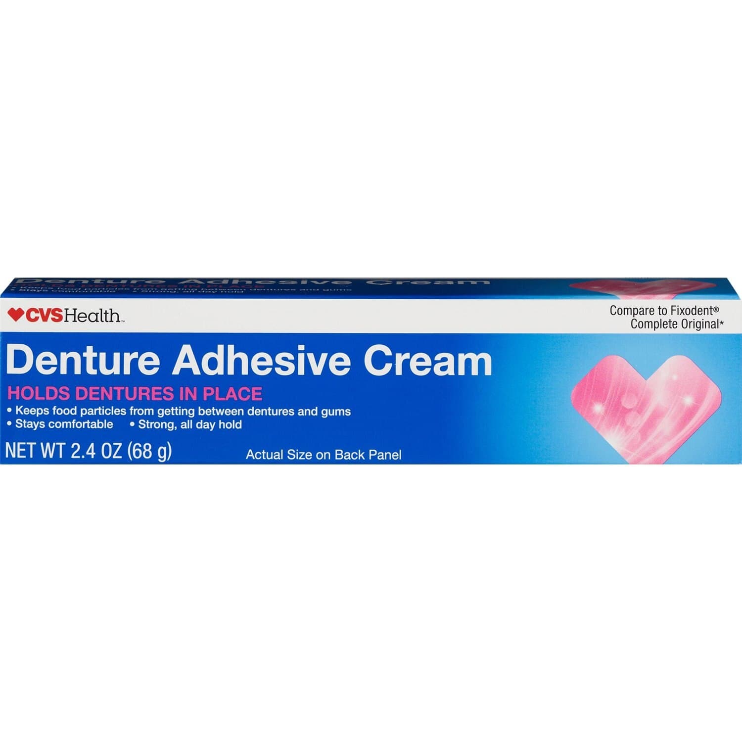 Picture of Denture Adhesive Cream, 2.4 OZ