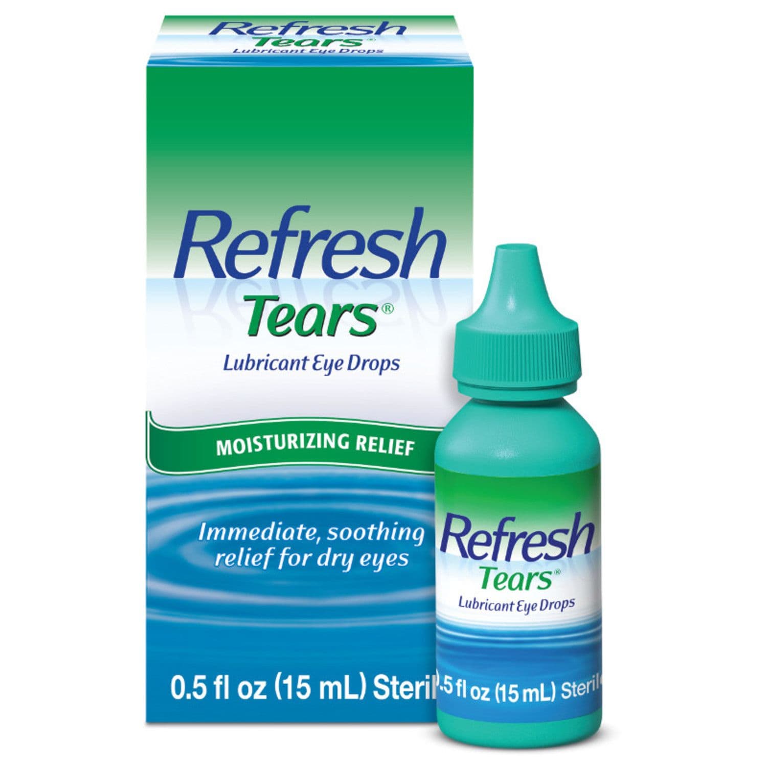 Picture of Refresh Tears Lubricant Eye Drops 2 Pack, 0.5 OZ