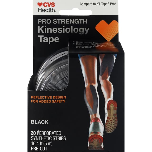 Picture of Pro-Strength Kinesiology Athletic Tape Black, 20 CT