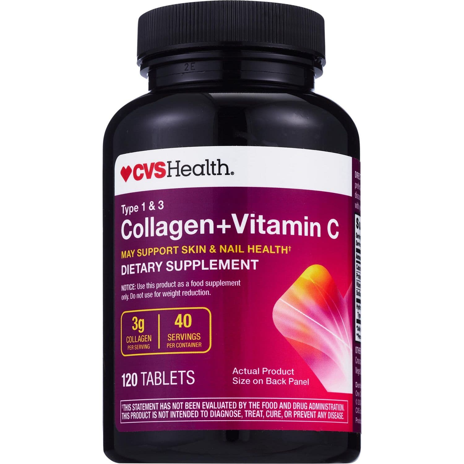 Picture of Collagen + Vitamin C Tablets, 120 CT