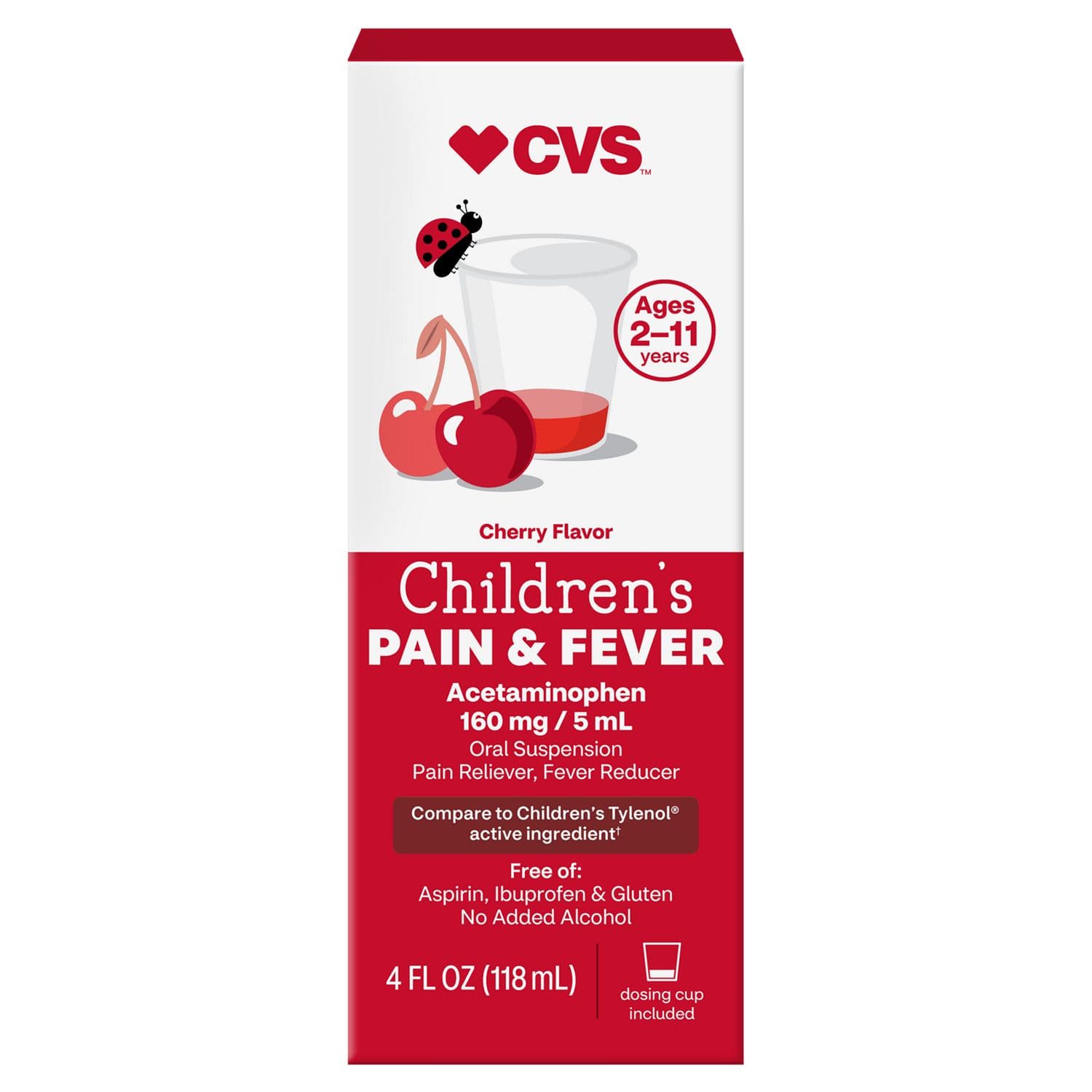 Picture of Acetaminophen 160mg Liquid Bubblegum, 4 OZ