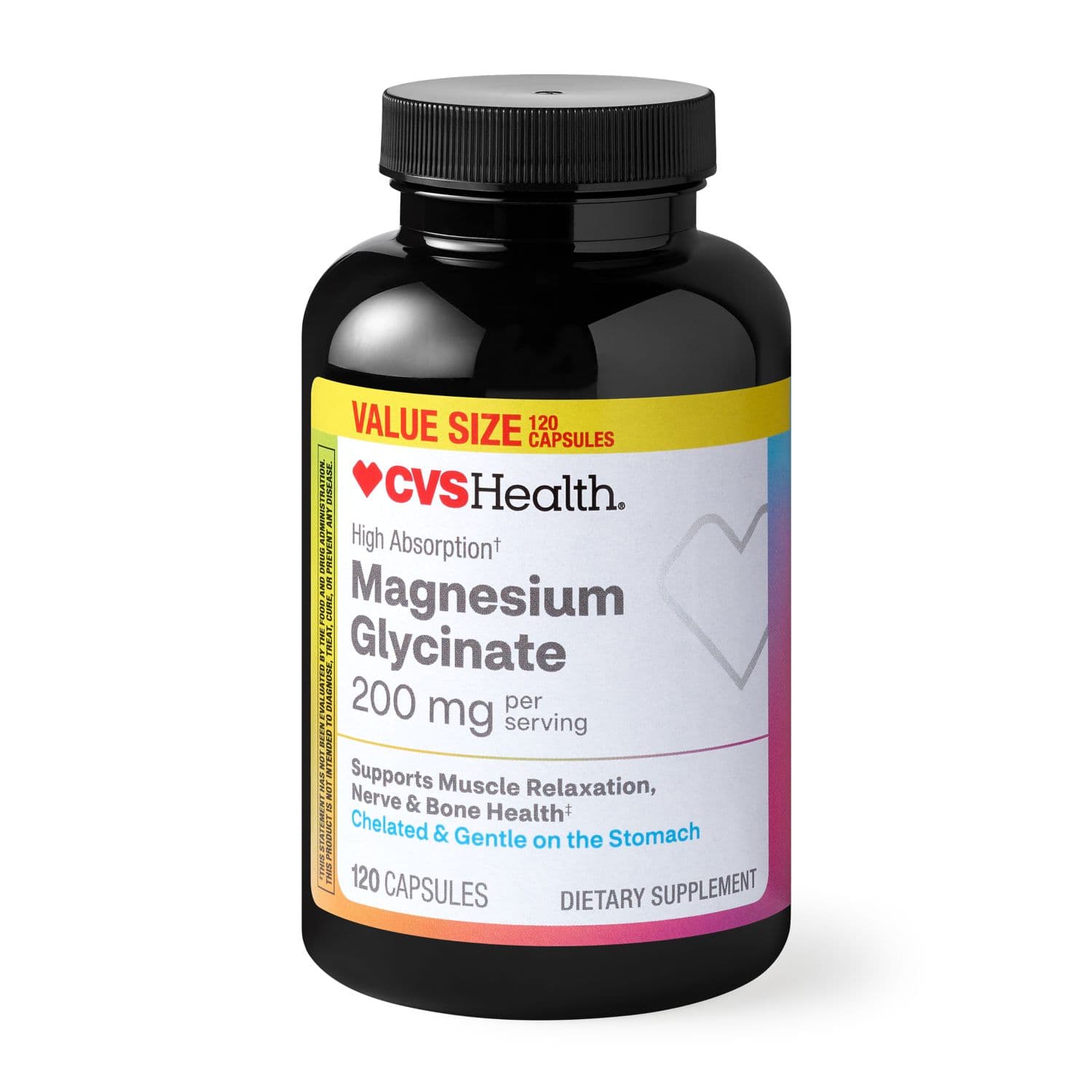 Picture of Magnesium Glycinate 200mg Capsules, 120 CT