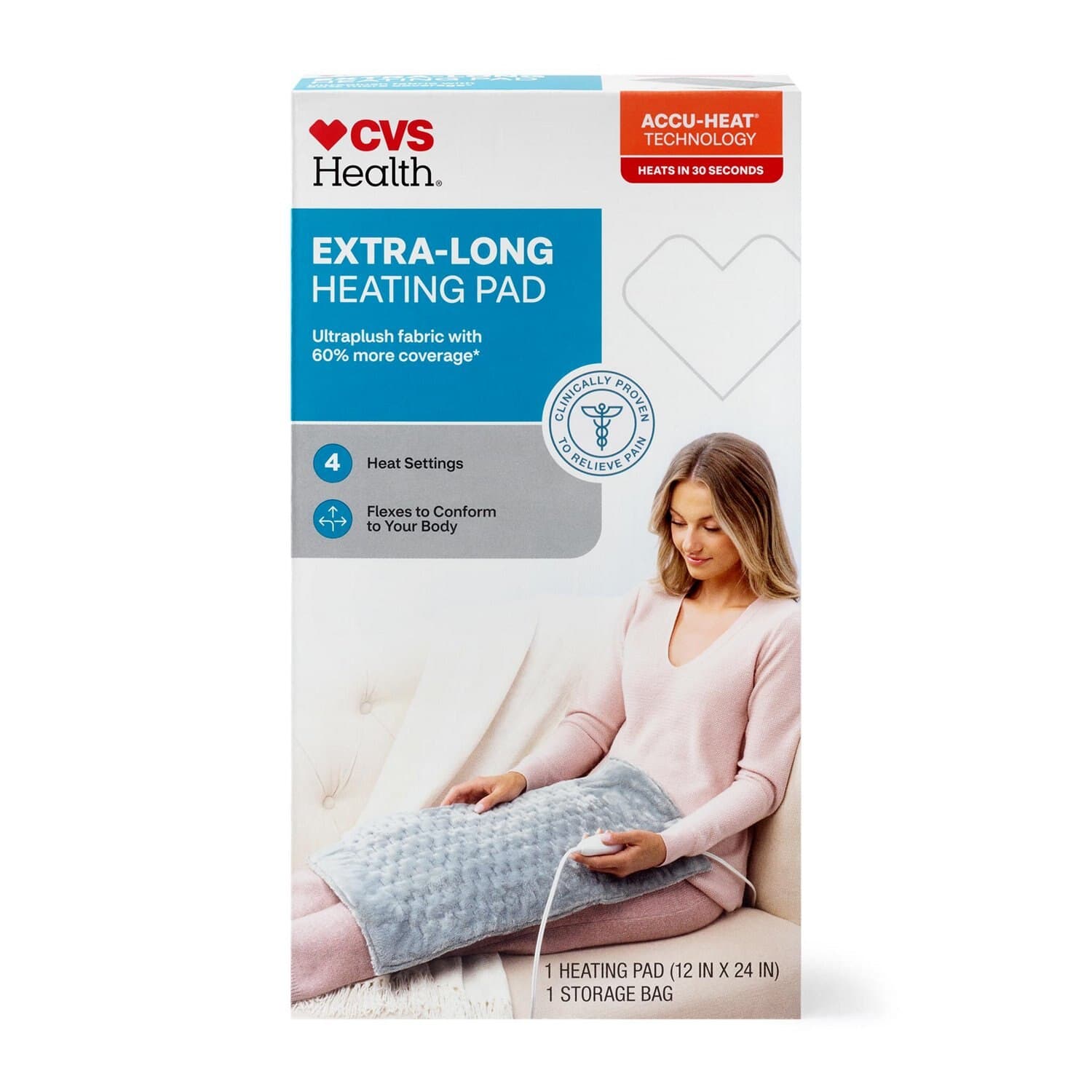 Picture of Heating Pad Extra Long, 1 CT