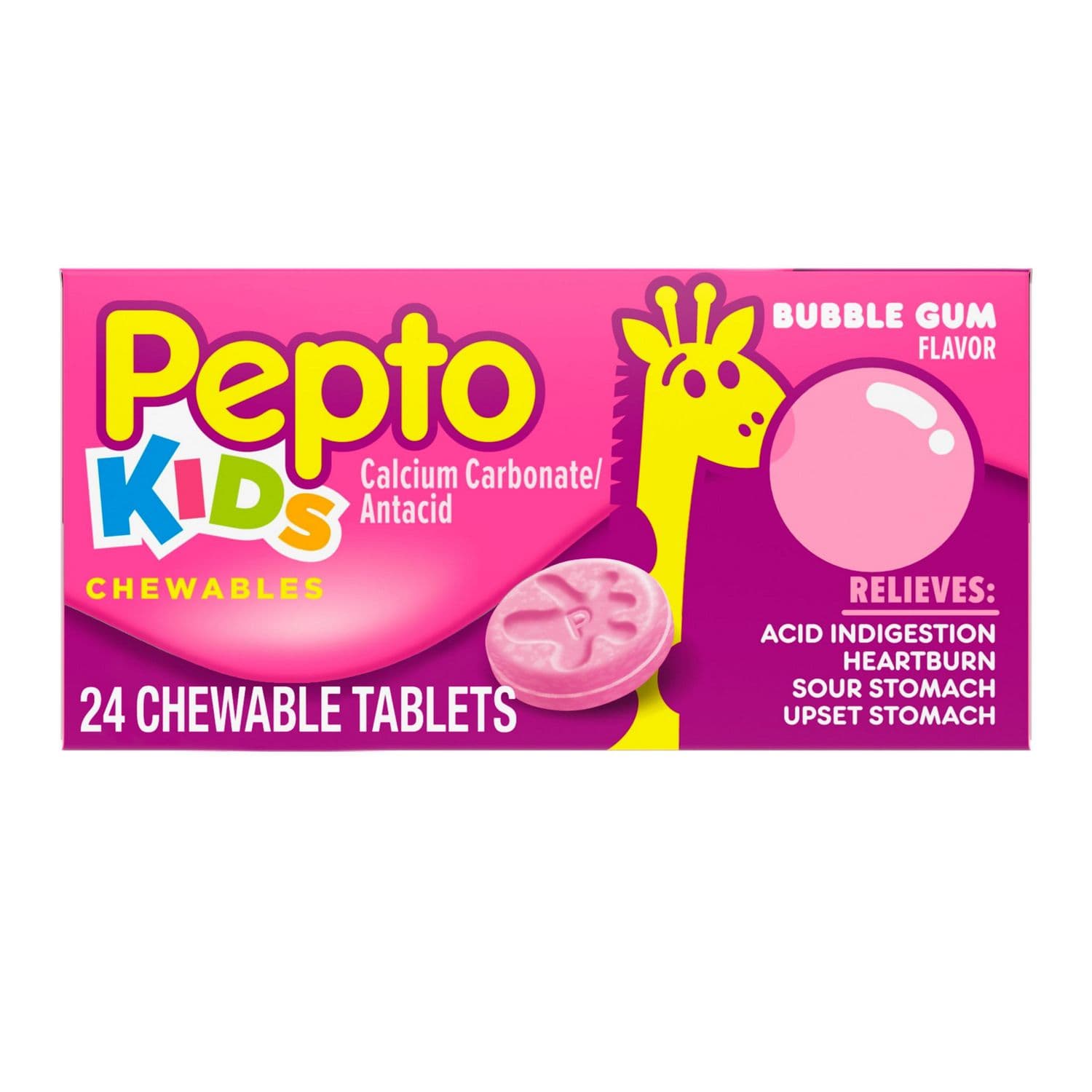 Picture of Pepto-Bismol Children's Chewable Tablets, 24 CT