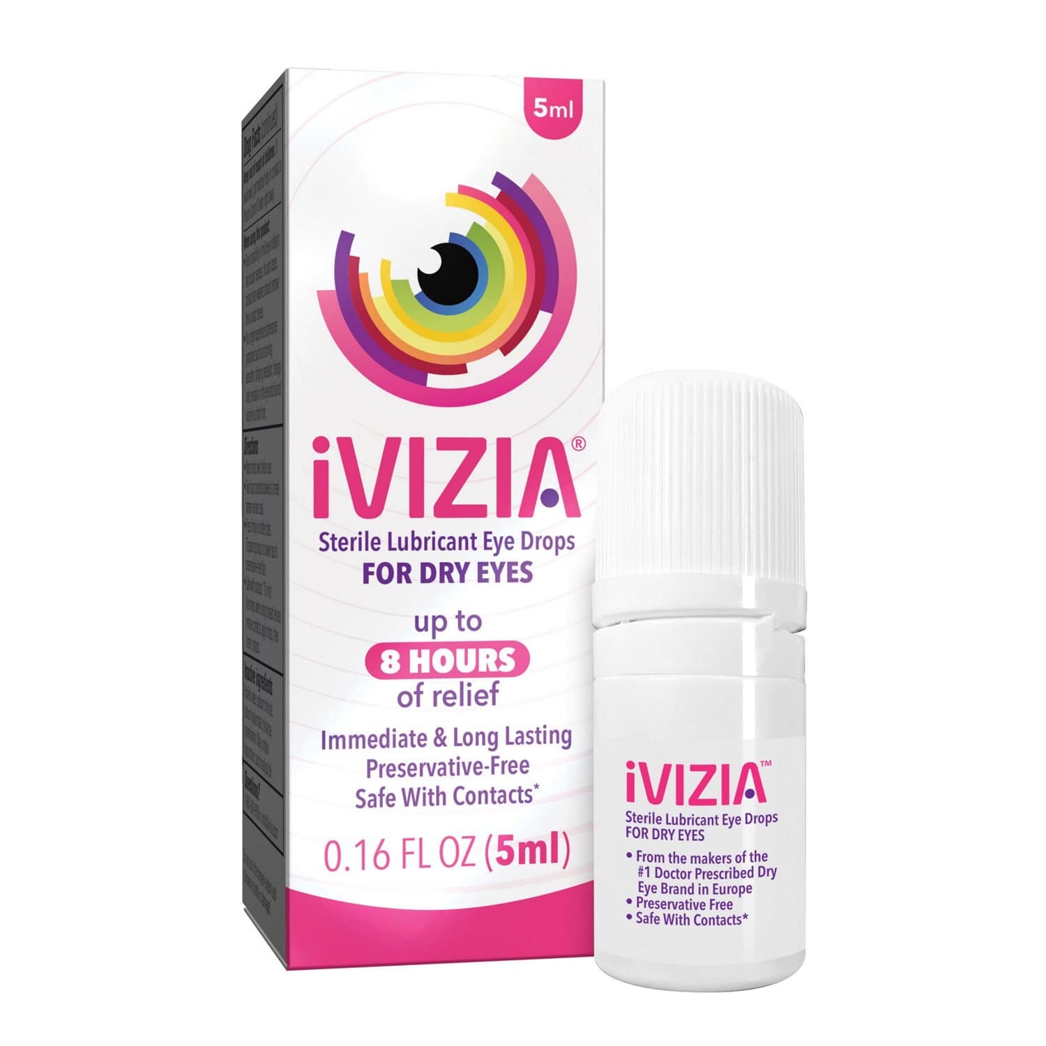 Picture of Ivizia Dry Eye Relief Lubricating Drops, 0.33 OZ