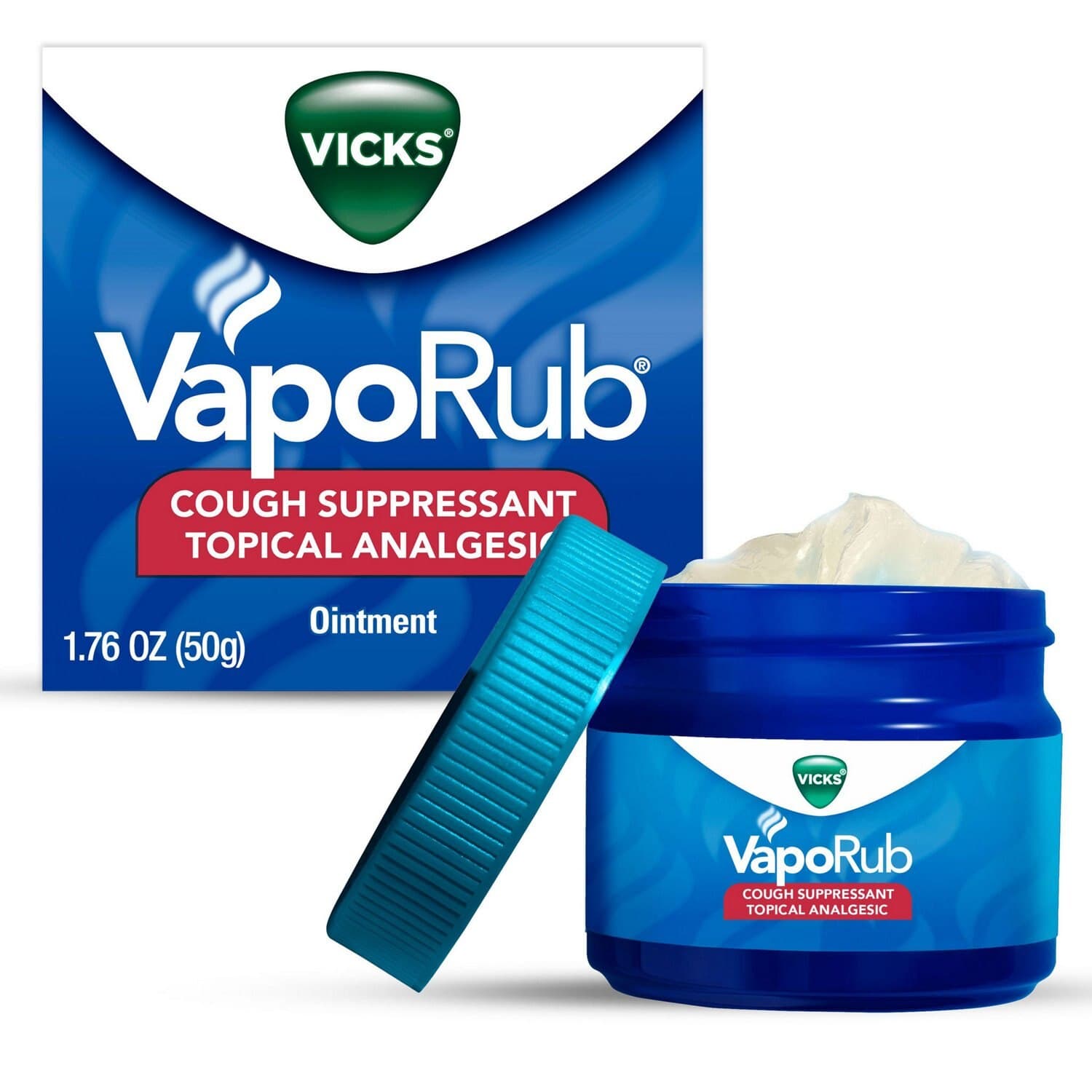 Picture of Vicks Vaporub Original Decongestant Ointment, 1.76 OZ